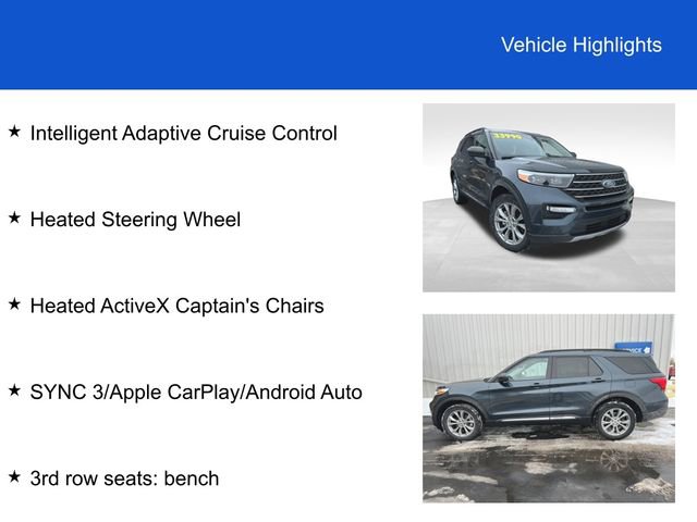 Used 2023 Ford Explorer XLT w/ Equipment Group 202A image 3