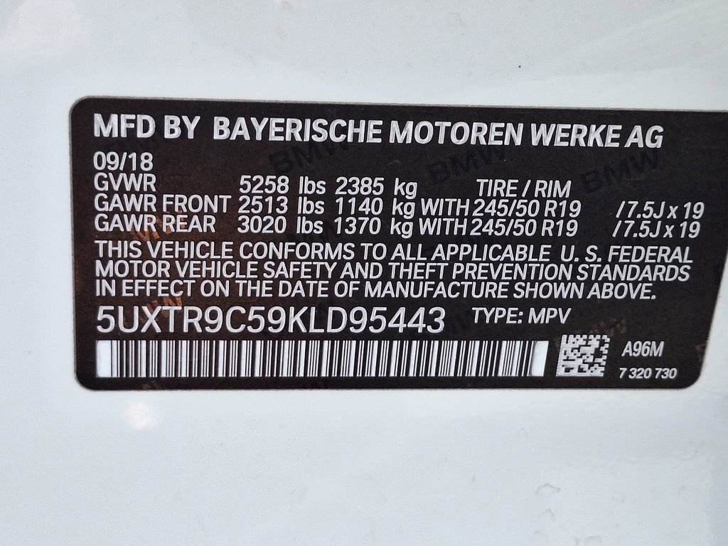 Used 2019 BMW X3 xDrive30i w/ Executive Package AWD/4WD image 34