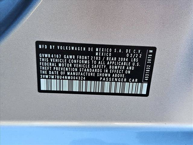 Used 2022 Volkswagen Jetta SE w/ Panoramic Sunroof Package FWD image 23