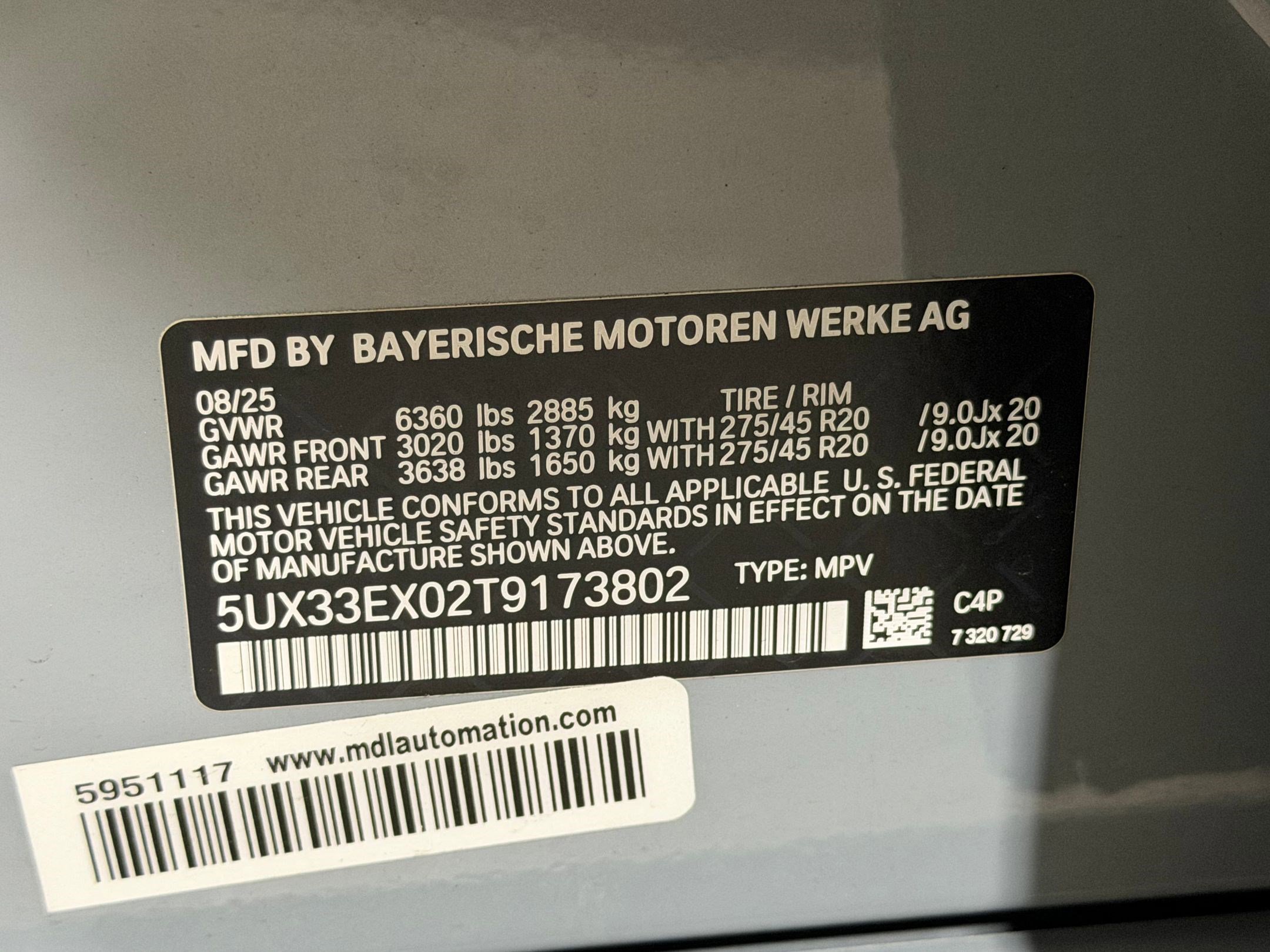 Used 2026 BMW X6 xDrive40i w/ Climate Comfort Package AWD/4WD image 53