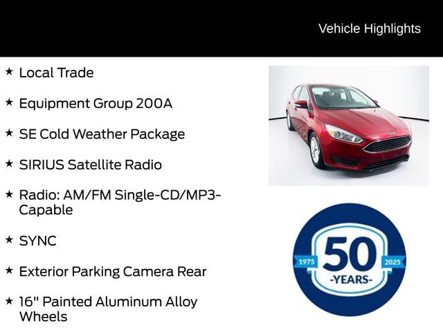 Used 2015 Ford Focus SE w/ SE Cold Weather Package FWD image 6
