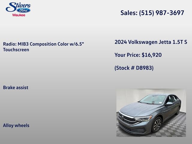 Used 2024 Volkswagen Jetta S FWD image 15