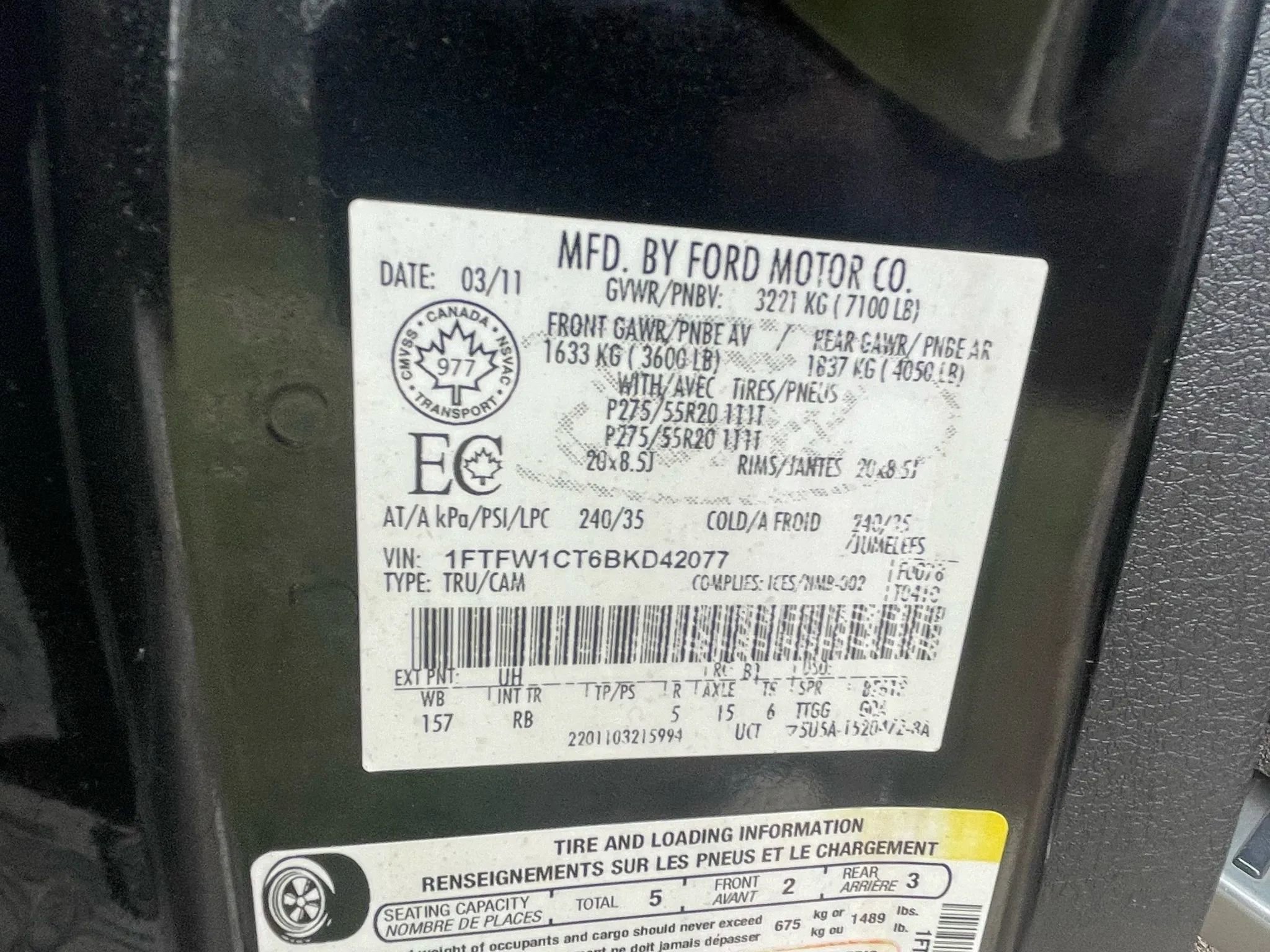 Used 2011 Ford F150 FX2 image 17