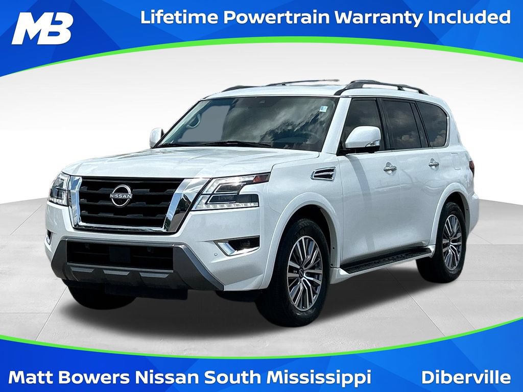 Used 2023 Nissan Armada SL w/ Captain's Chairs Package RWD image 1