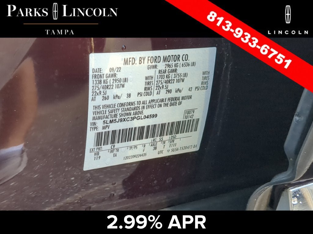 Certified 2023 Lincoln Aviator Black Label w/ Dynamic Handling Package AWD/4WD image 38