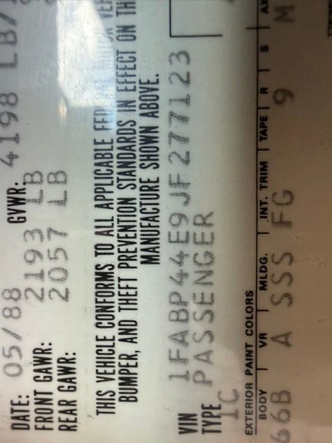 Used 1988 Ford Mustang LX image 35