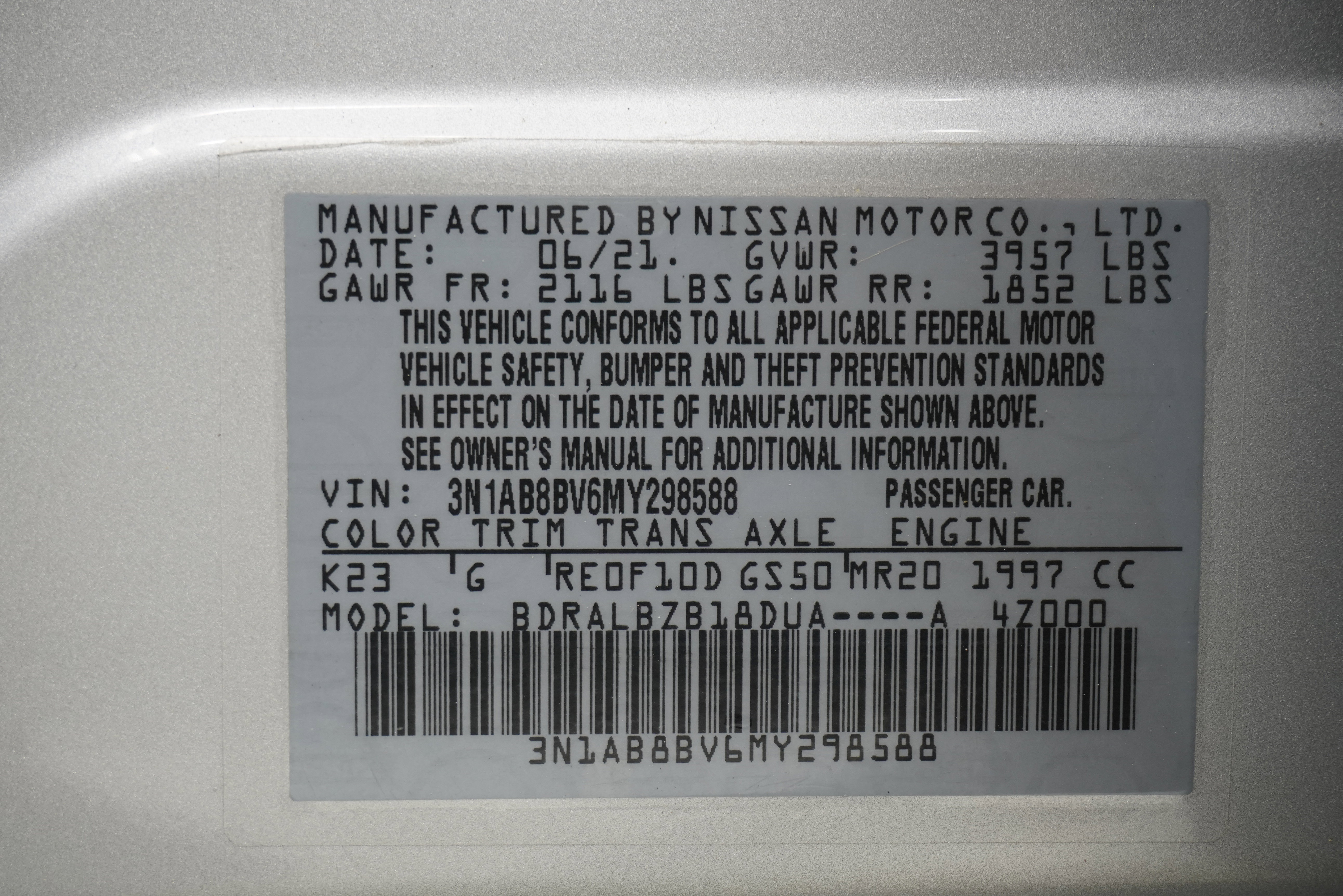 Used 2021 Nissan Sentra S FWD image 26