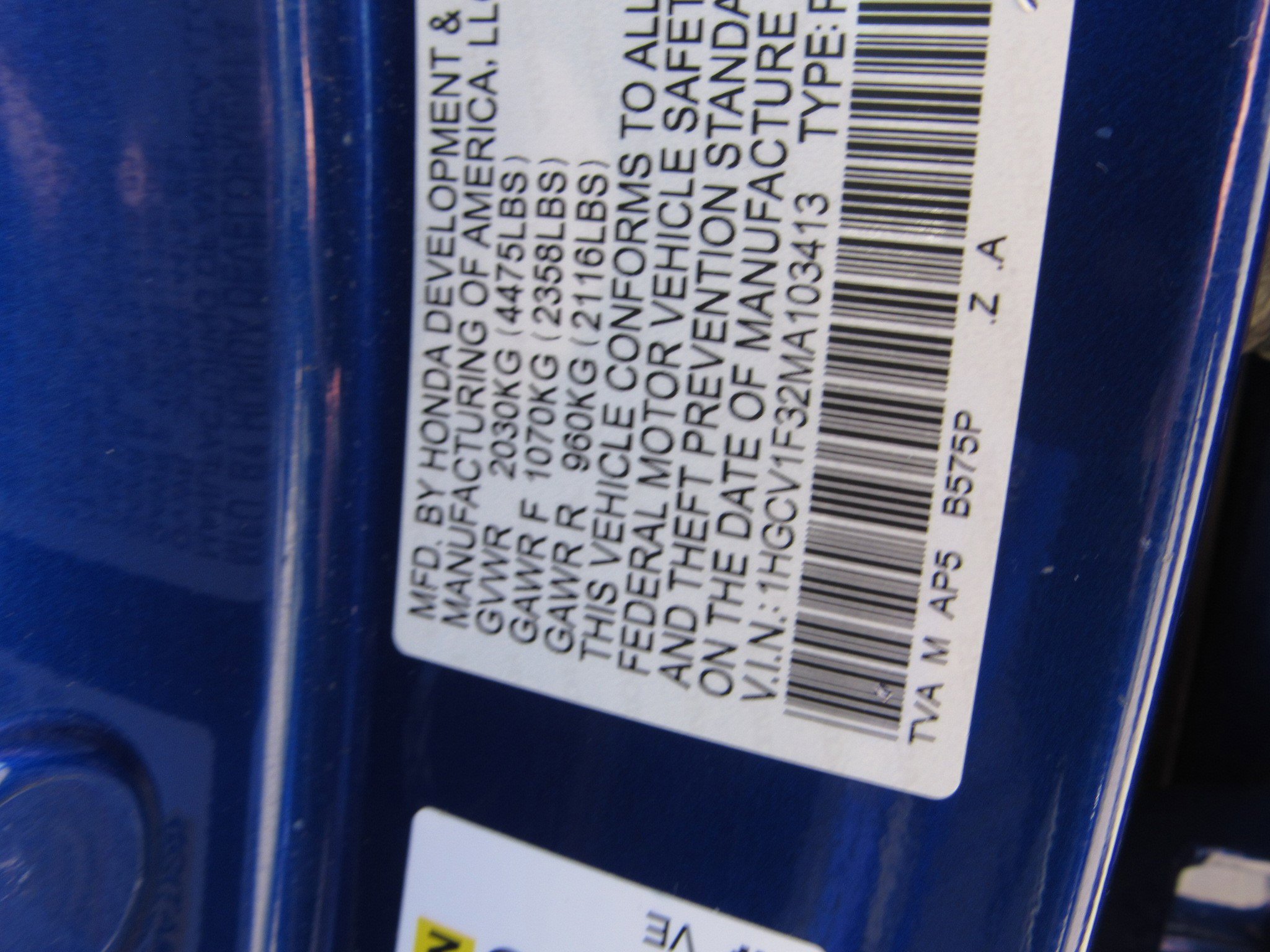 Certified 2021 Honda Accord Sport image 26