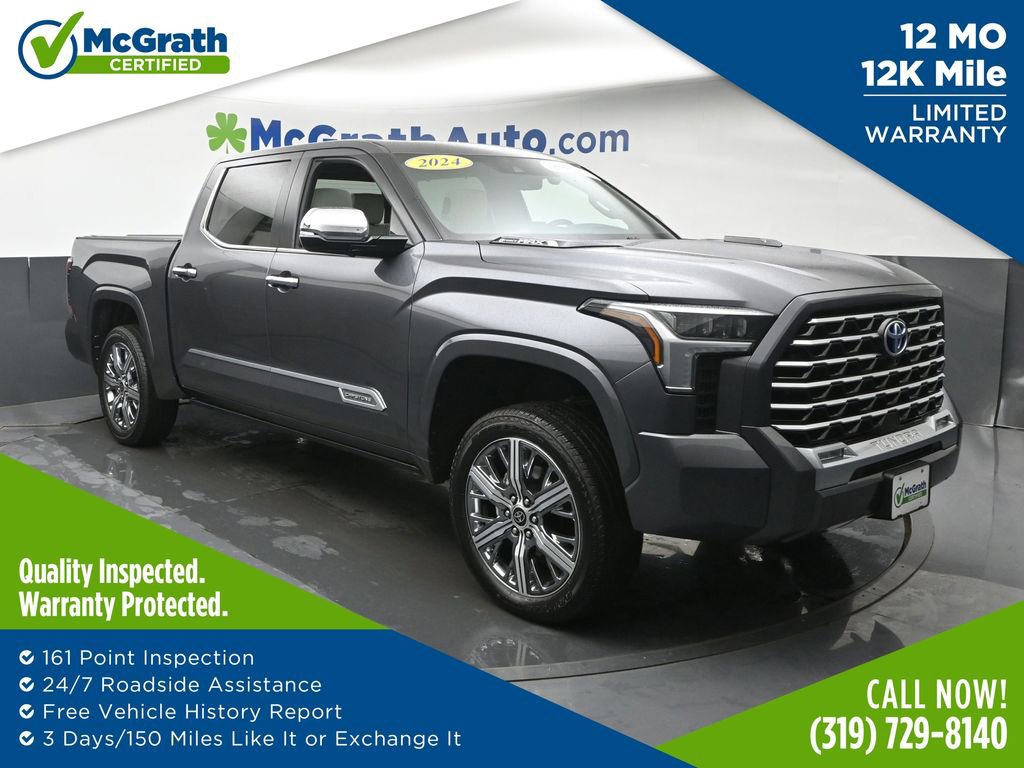 Used 2024 Toyota Tundra Capstone w/ Security Package (TMS) AWD/4WD image 1