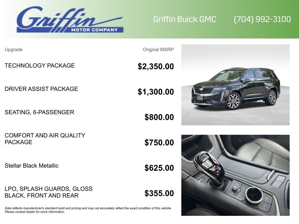 Certified 2022 Cadillac XT6 Sport w/ Technology Package AWD/4WD image 6