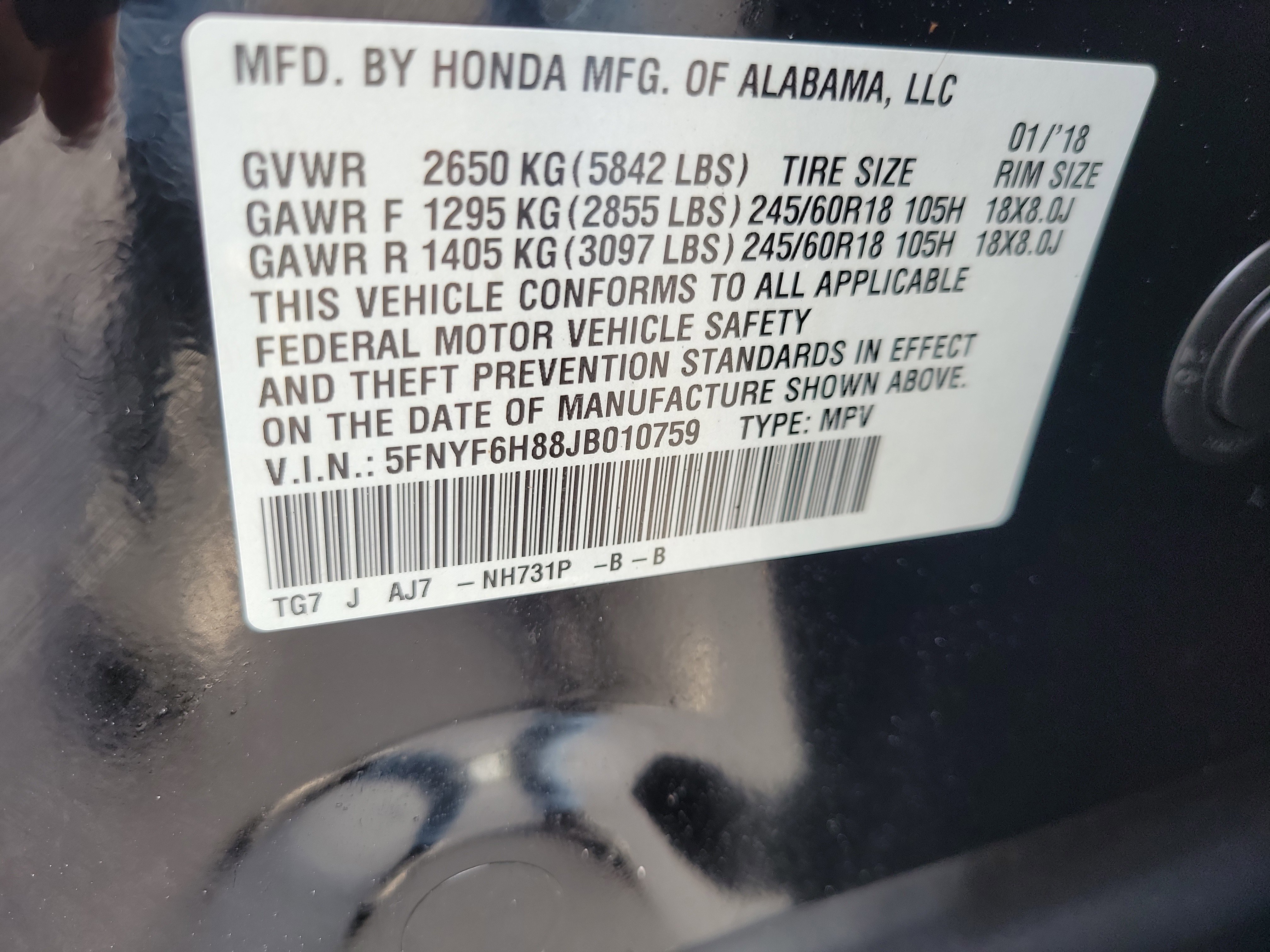 Used 2018 Honda Pilot EX-L image 38
