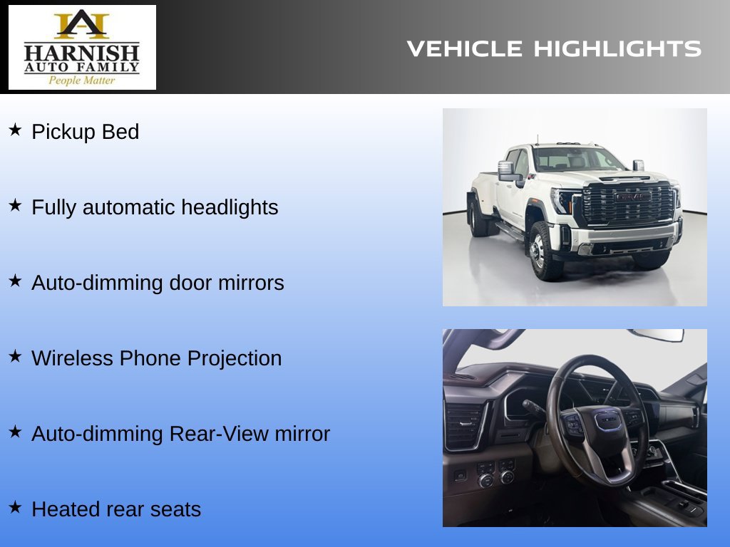 Used 2024 GMC Sierra 3500 Denali w/ Snow Plow Prep/Camper Package AWD/4WD image 7