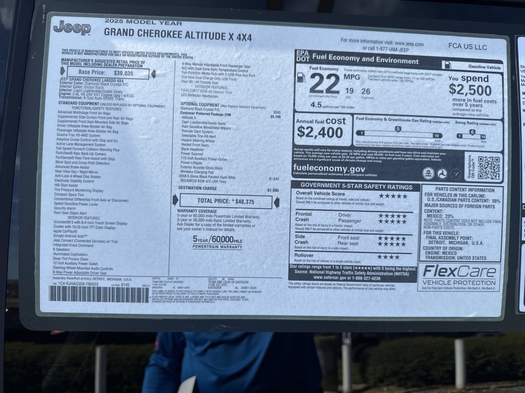New 2025 Jeep Grand Cherokee 4WD image 44