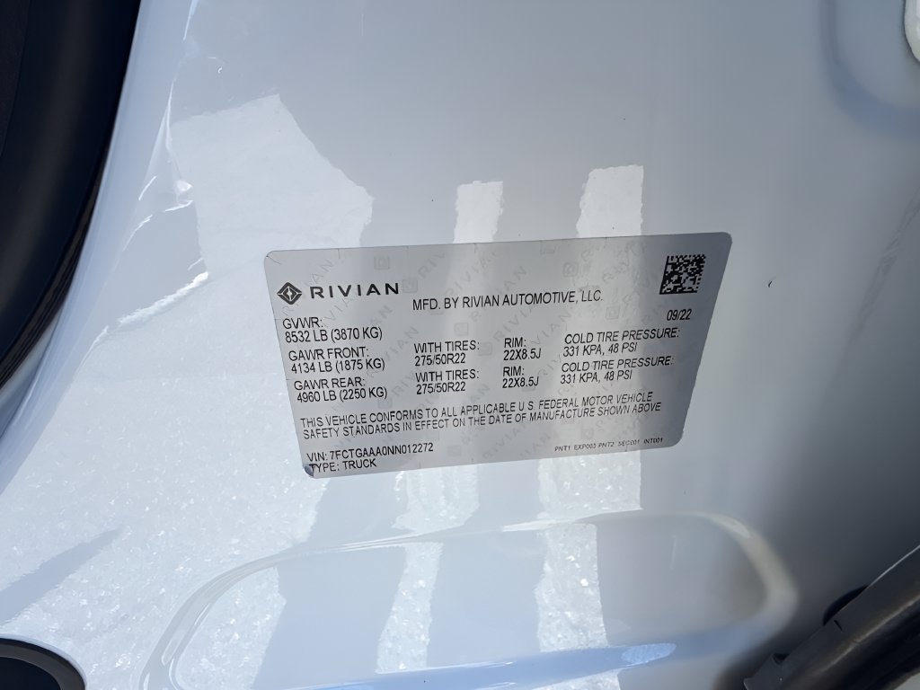 Used 2022 Rivian R1T Adventure AWD/4WD image 29