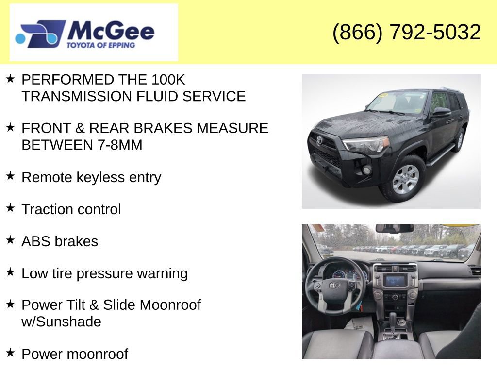Used 2016 Toyota 4Runner SR5 Premium AWD/4WD image 12