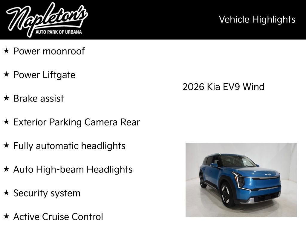 New 2026 Kia EV9 Wind image 16