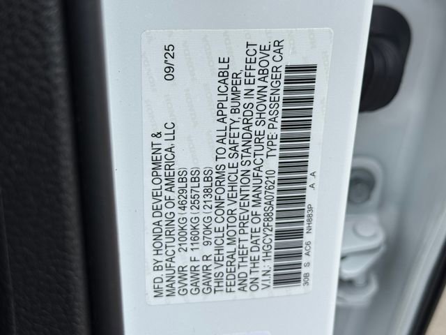 Certified 2025 Honda Accord Touring image 31