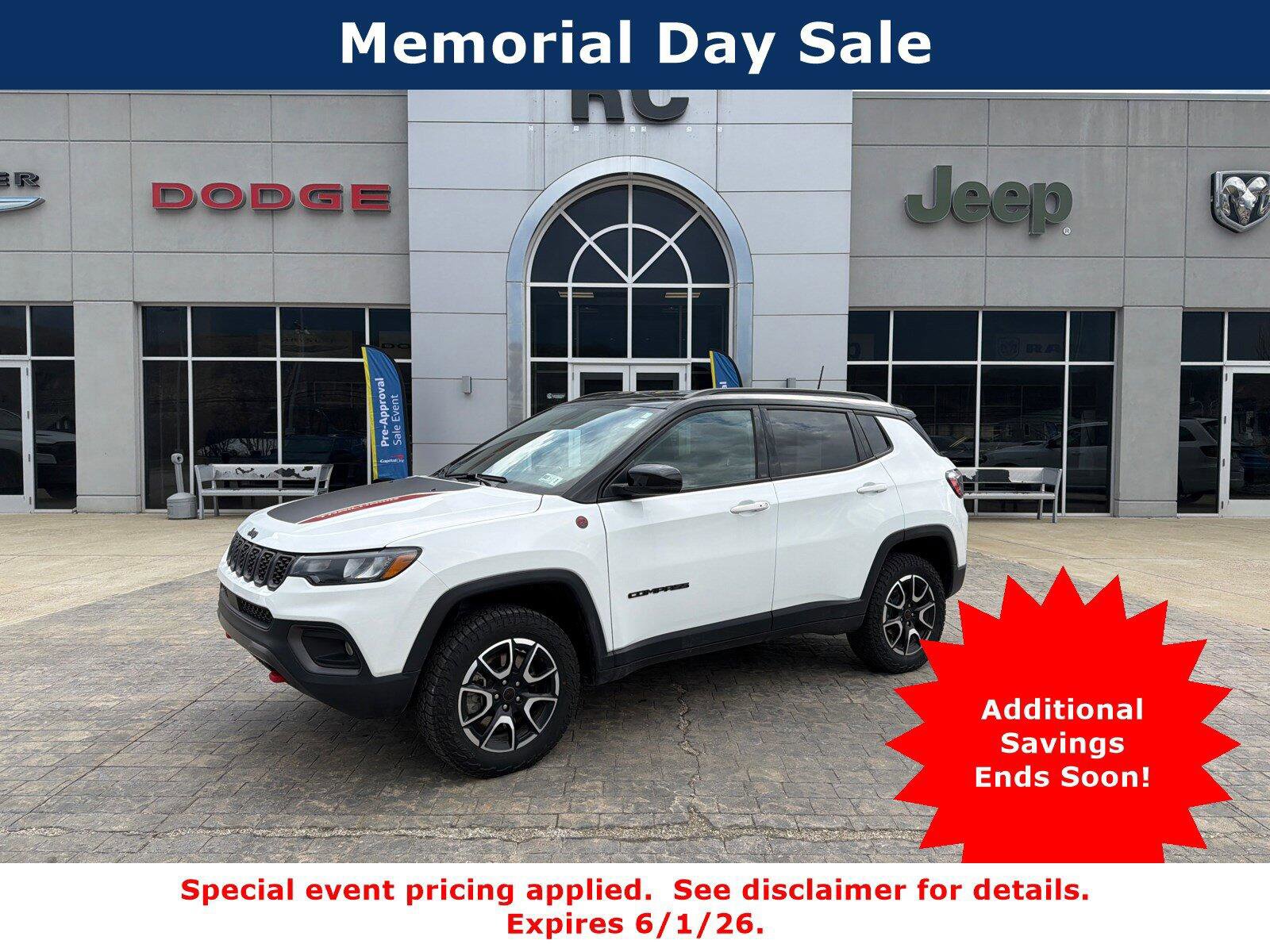 Used 2025 Jeep Compass Trailhawk AWD/4WD video 1