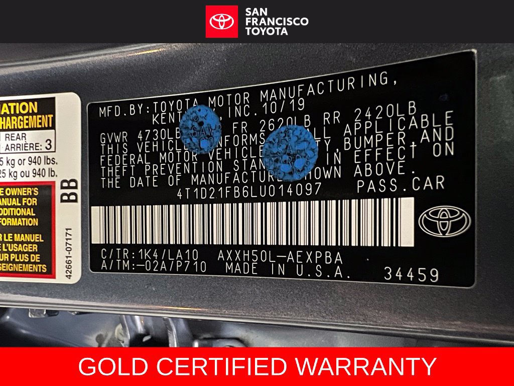 Certified 2020 Toyota Avalon Limited w/ Advanced Safety Package FWD image 39