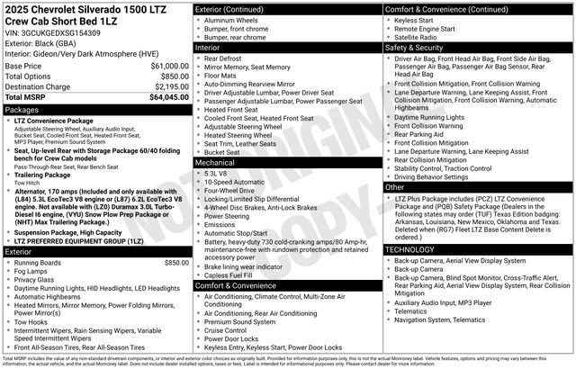 Used 2025 Chevrolet Silverado 1500 LTZ image 24