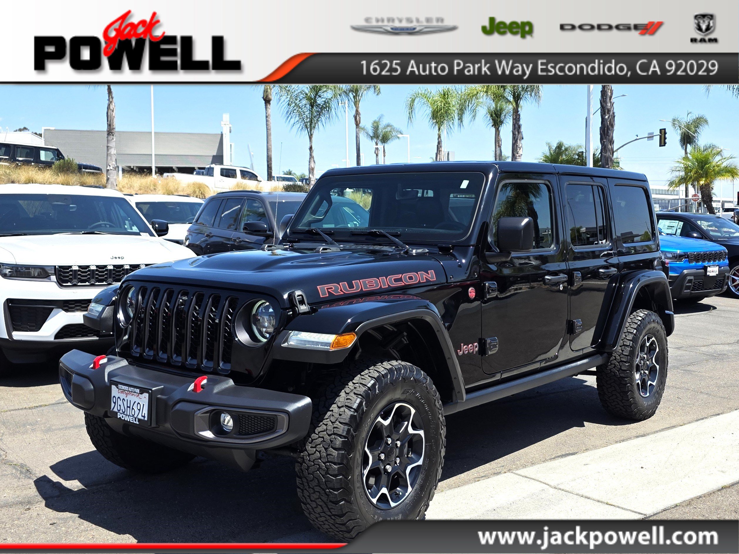Used 2023 Jeep Wrangler Unlimited Rubicon w/ LED Lighting Group AWD/4WD image 1