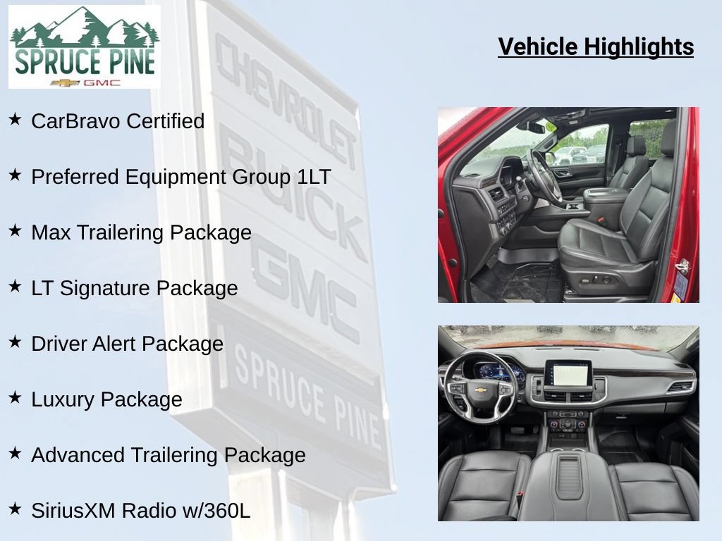 Certified 2022 Chevrolet Tahoe LT w/ LT Signature Package AWD/4WD image 9