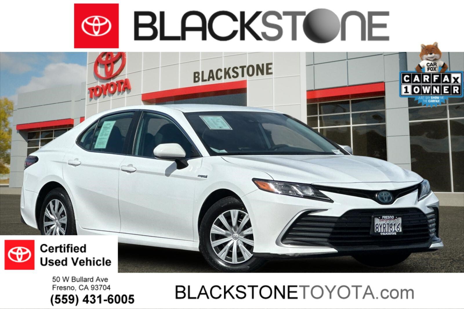 Certified 2021 Toyota Camry LE