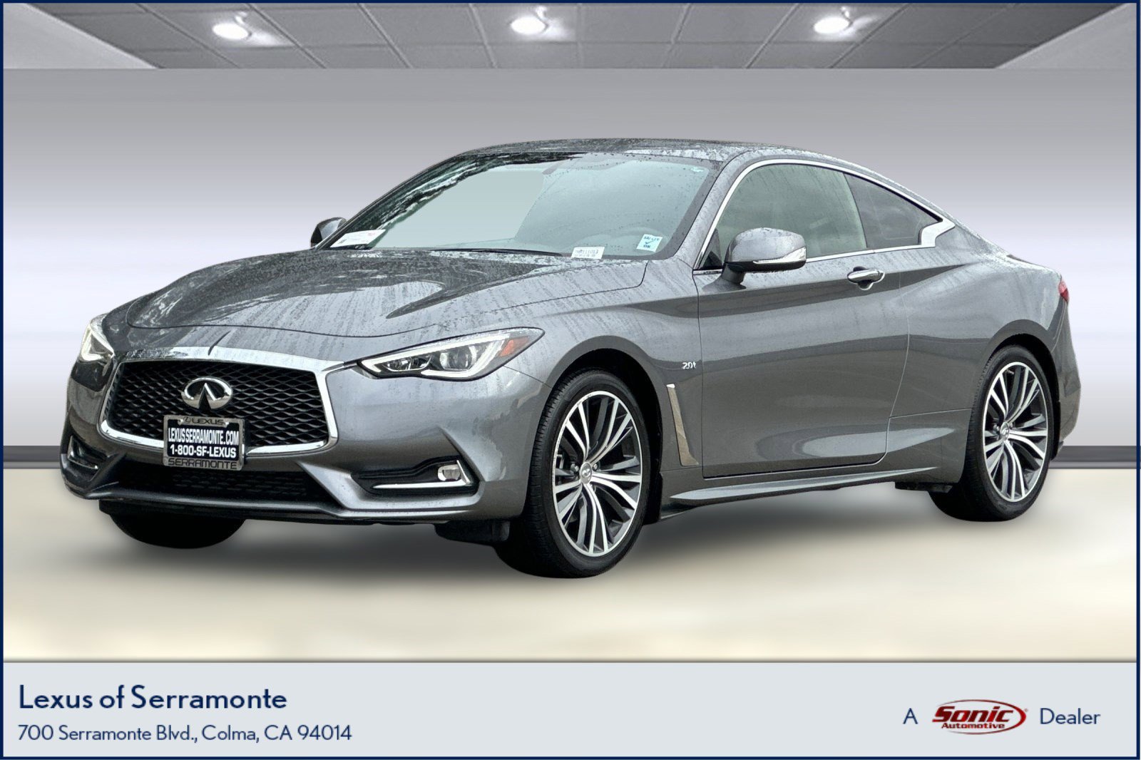 Used 2017 INFINITI Q60 2.0t w/ Moonroof Package