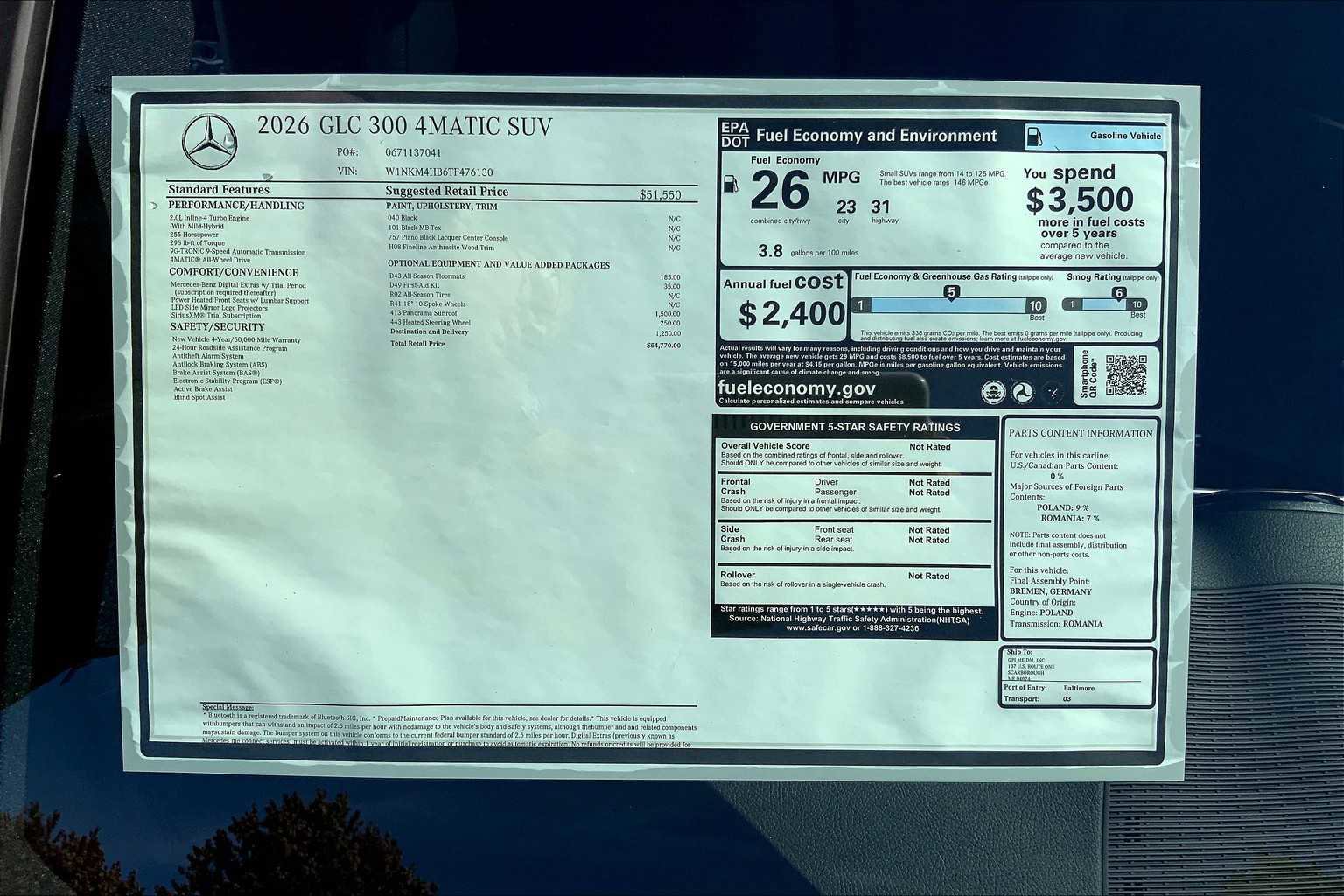 Certified 2026 Mercedes-Benz GLC 300 4MATIC image 26