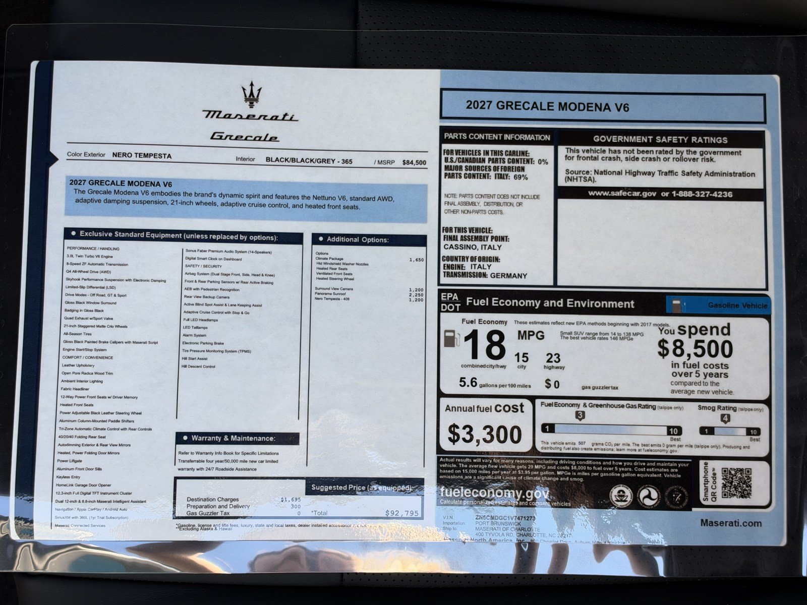 New 2027 Maserati Grecale Modena AWD/4WD image 38