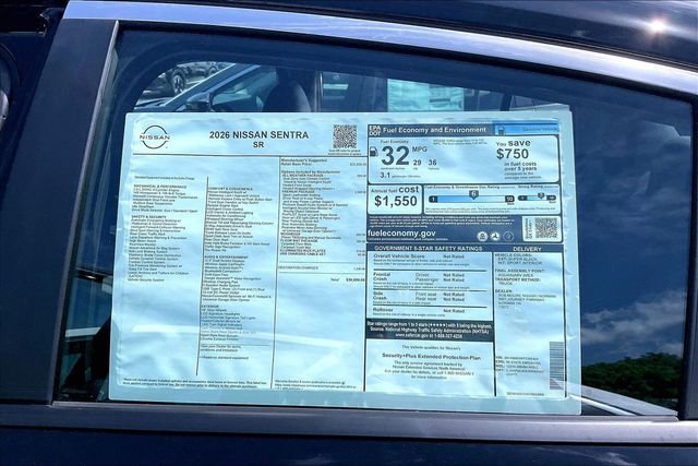 New 2026 Nissan Sentra SR w/ SR Premium Package FWD image 12