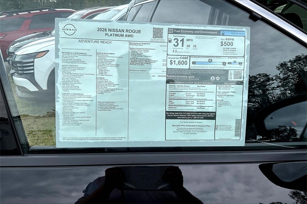 New 2026 Nissan Rogue Platinum image 36