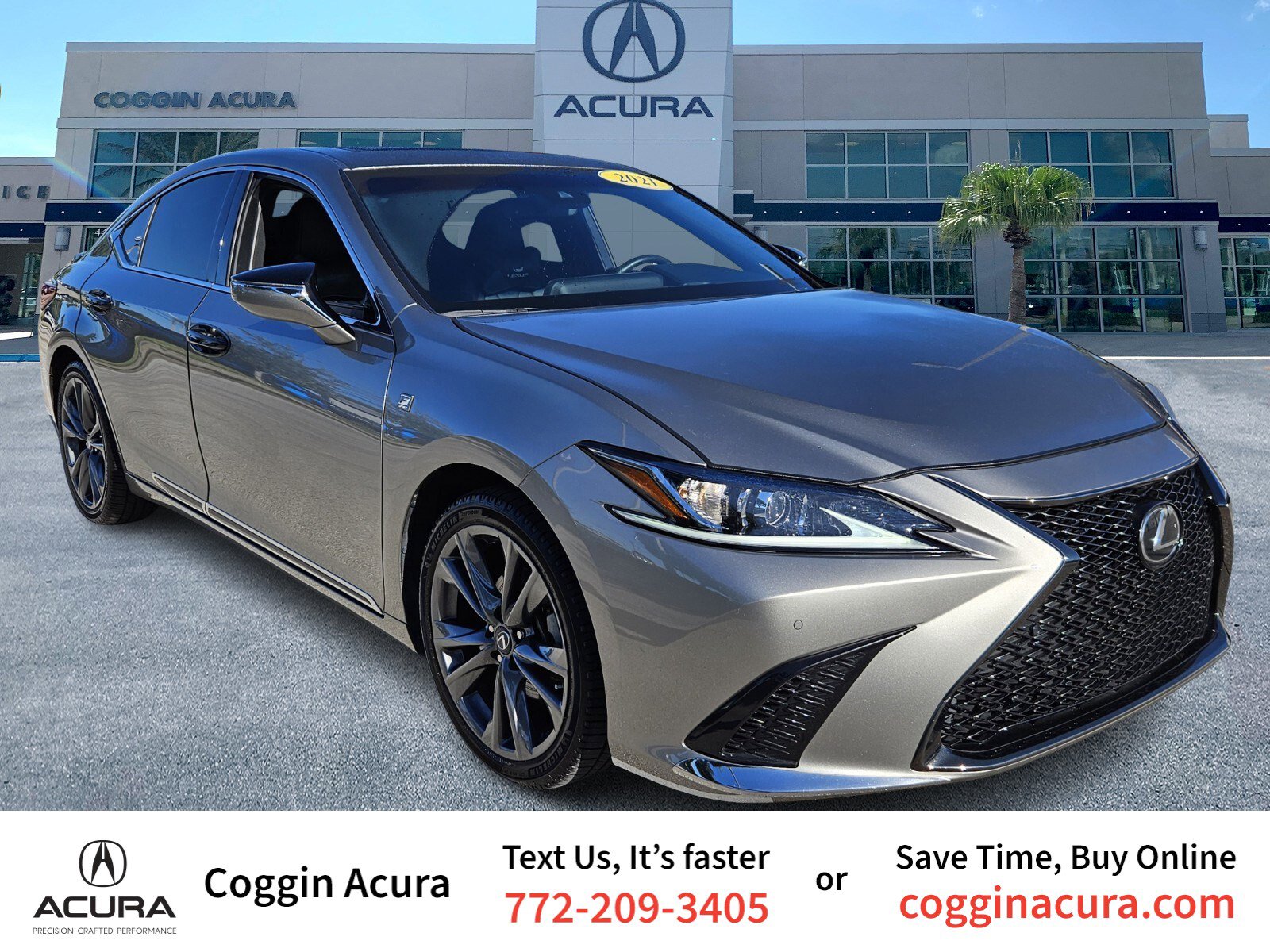 Used 2021 Lexus ES 350 F Sport w/ Accessory Package 2