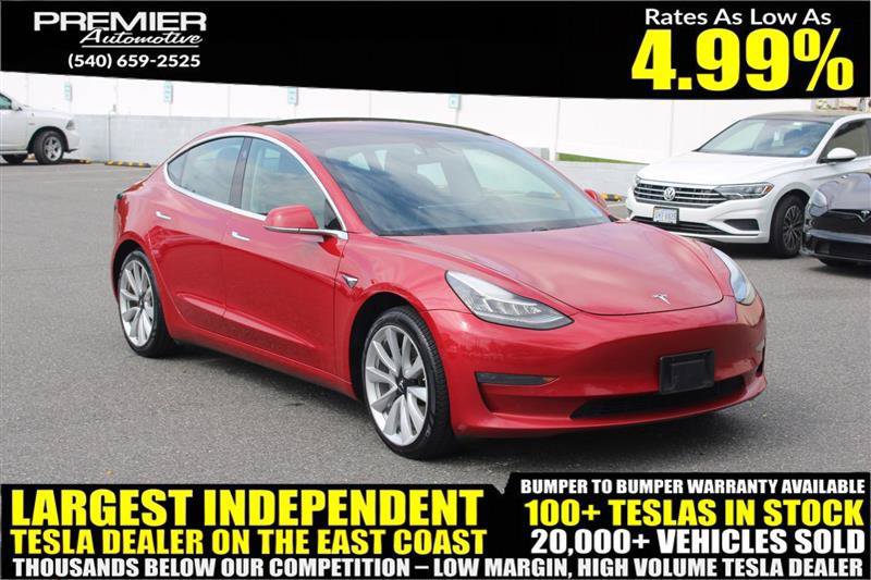 Used 2018 Tesla Model 3 Long Range AWD/4WD image 1