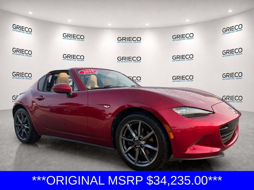 Used 2018 MAZDA MX-5 Miata RF Grand Touring RWD image 1