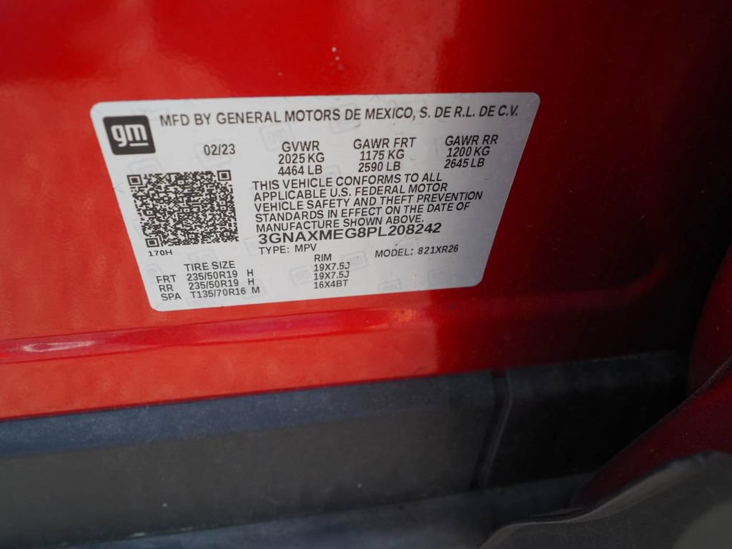 Used 2023 Chevrolet Equinox RS w/ RS Leather Package FWD image 13