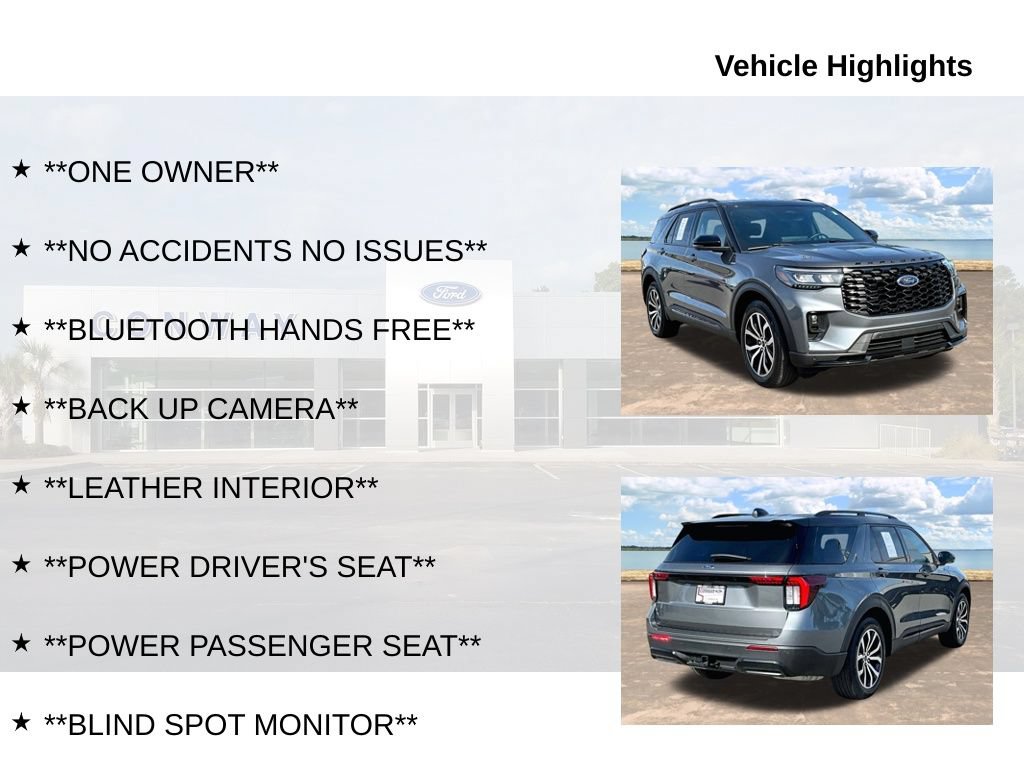 Used 2025 Ford Explorer ST-Line w/ Premium Package RWD image 6