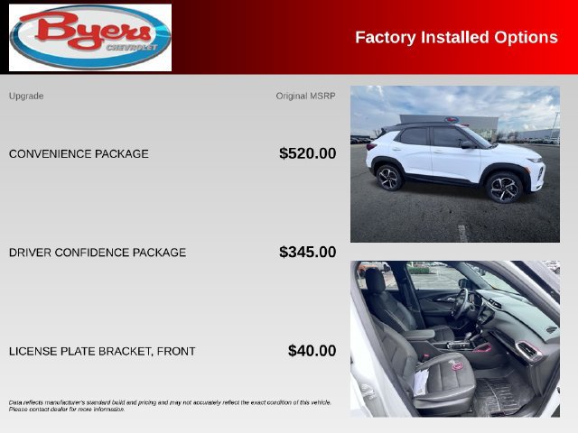 Used 2023 Chevrolet TrailBlazer RS w/ Convenience Package AWD/4WD image 10
