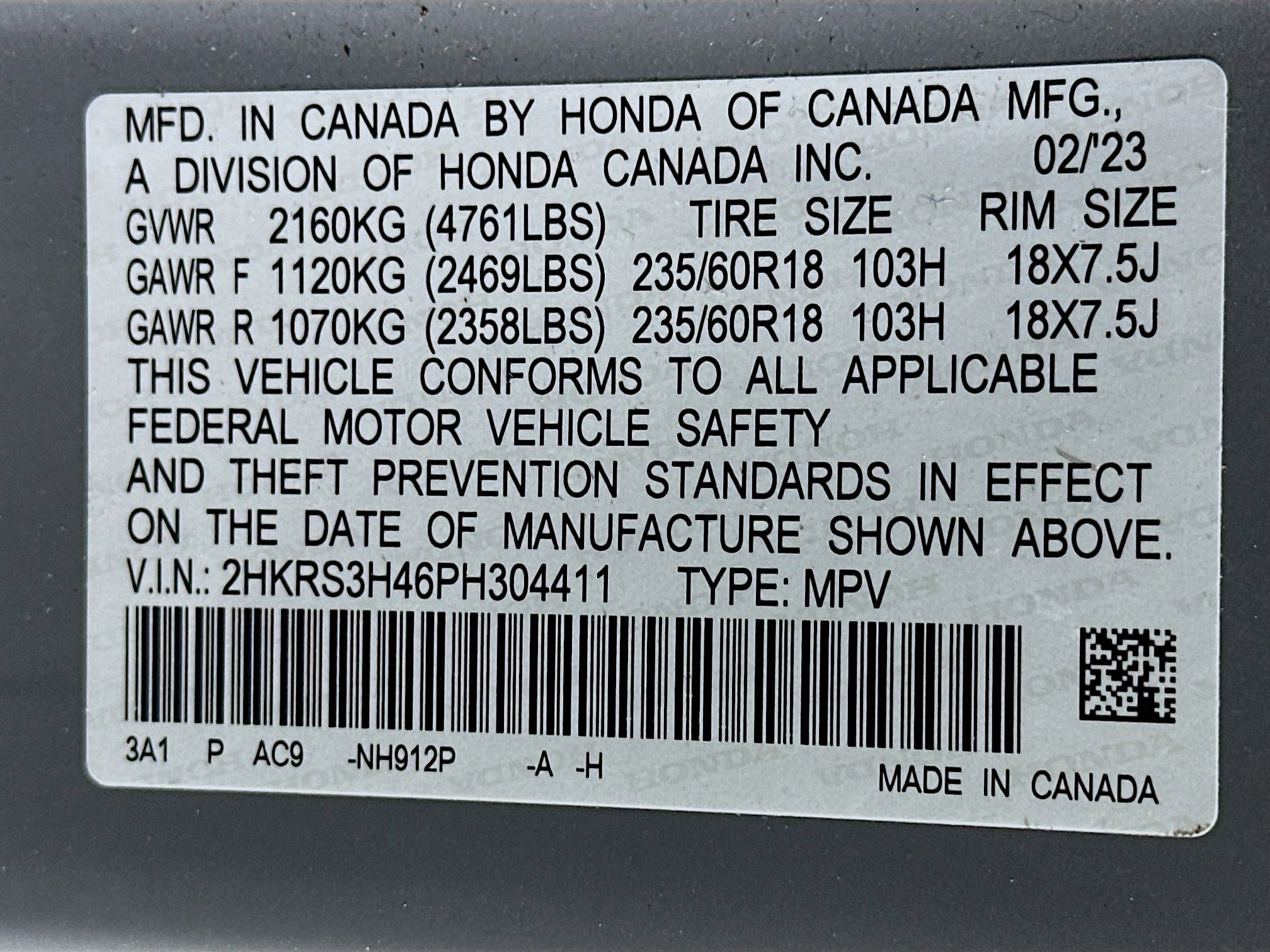 Used 2023 Honda CR-V EX image 12