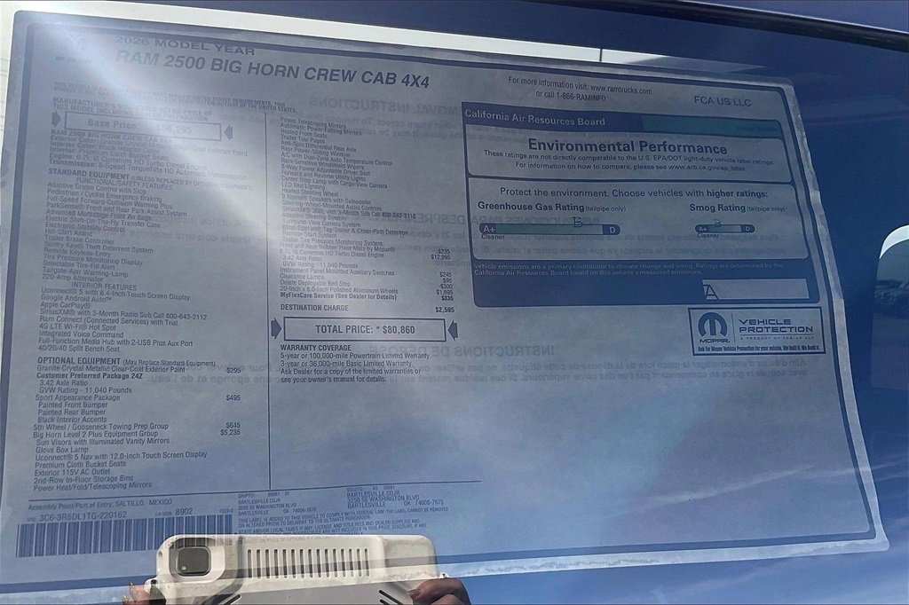 New 2026 RAM 2500 Big Horn image 14