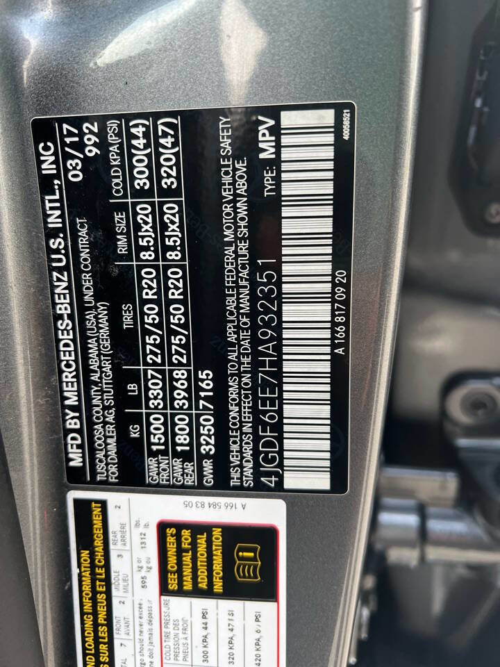 Used 2017 Mercedes-Benz GLS 450 4MATIC w/ Premium Package image 42