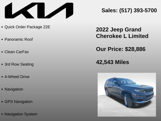 Used 2022 Jeep Grand Cherokee L Limited image 5