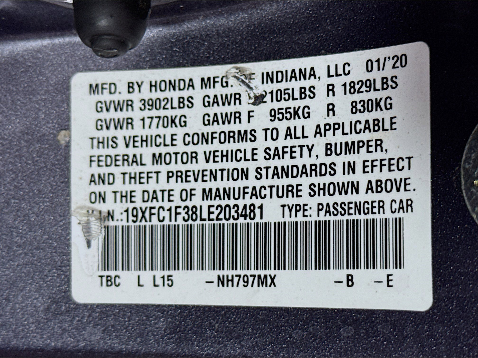 Used 2020 Honda Civic EX image 40