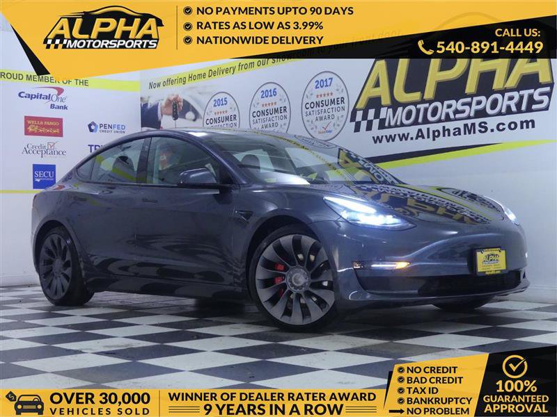 Used 2023 Tesla Model 3 Performance AWD/4WD image 1