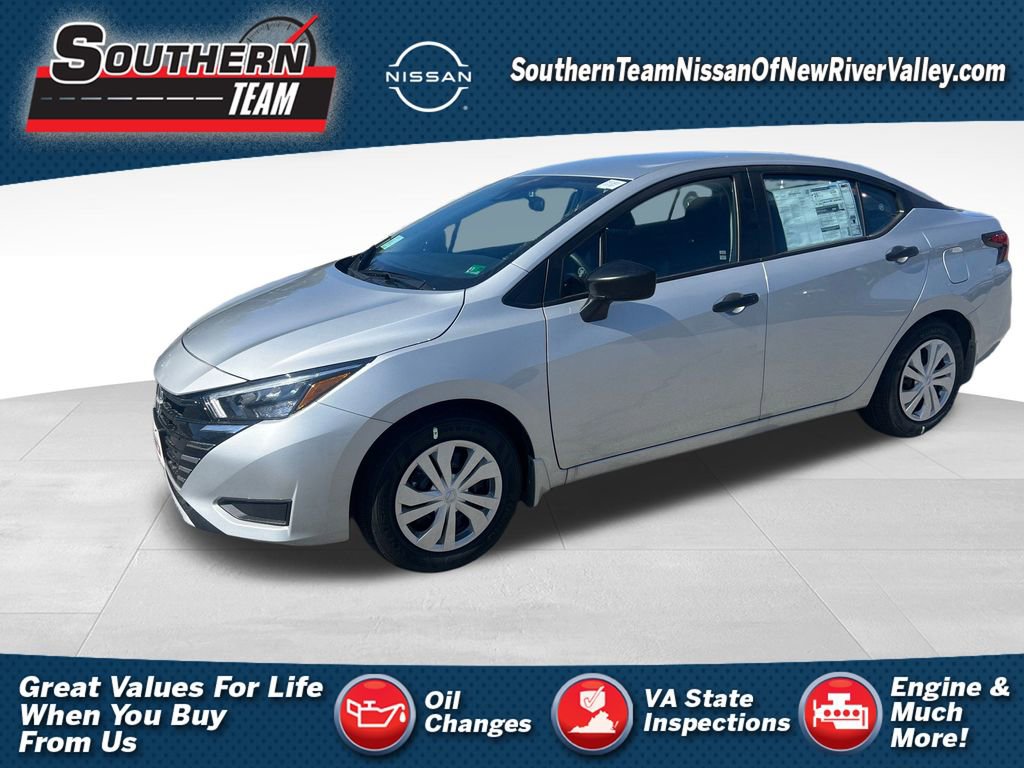 New 2025 Nissan Versa S w/ Trunk Package