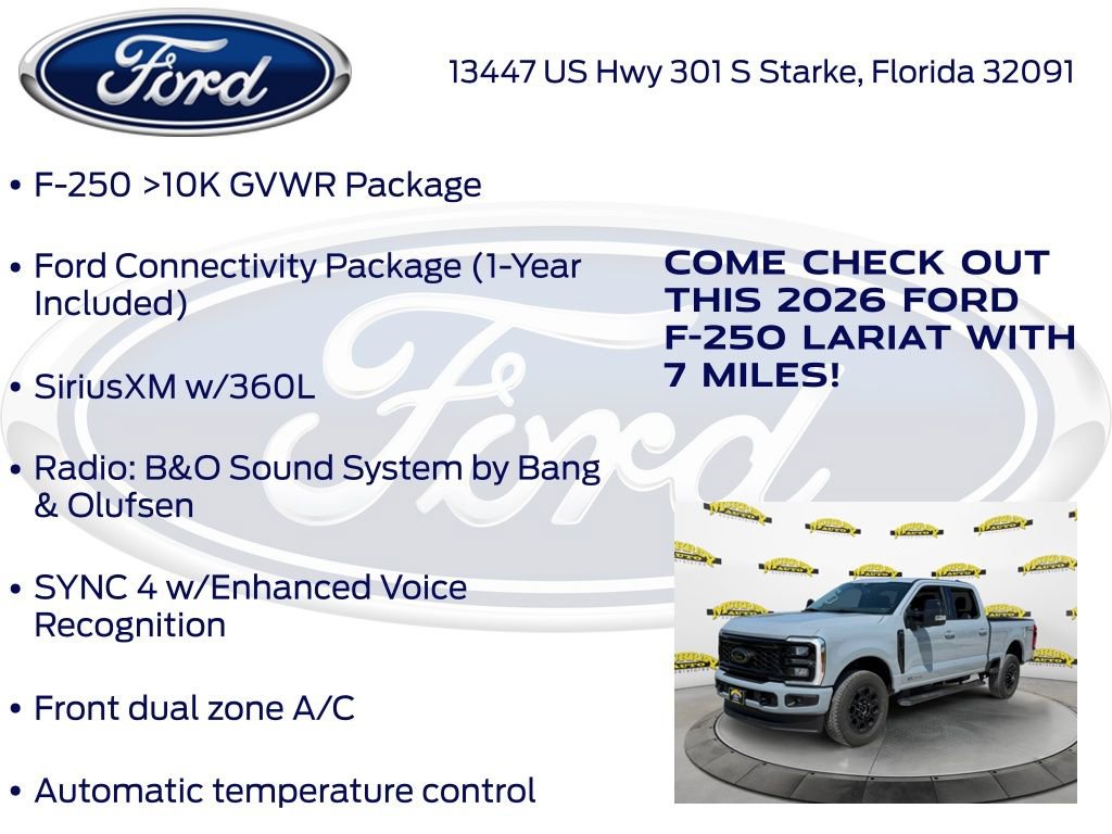 New 2026 Ford F250 Lariat image 25