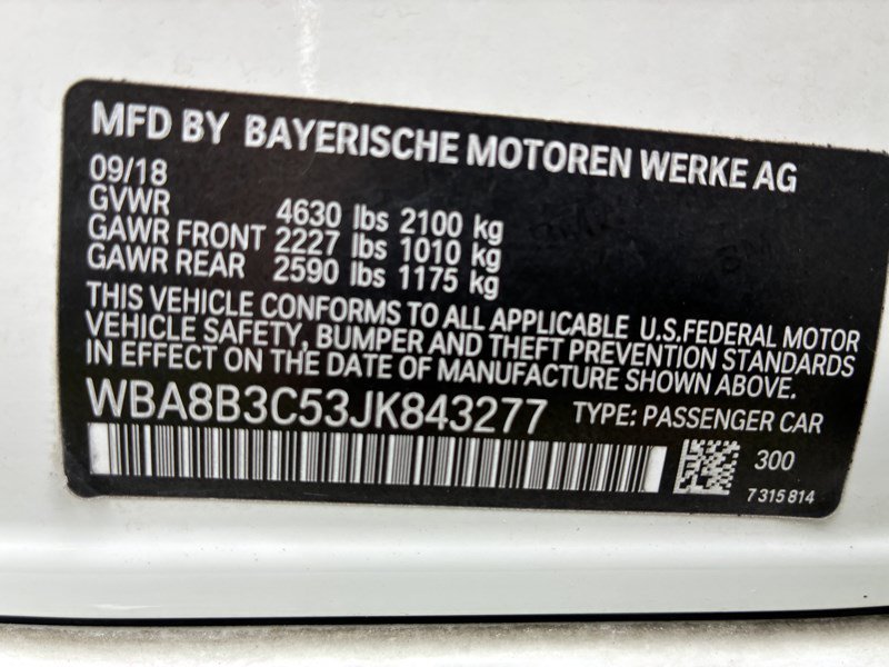 Used 2018 BMW 340i Sedan w/ Premium Package RWD image 23