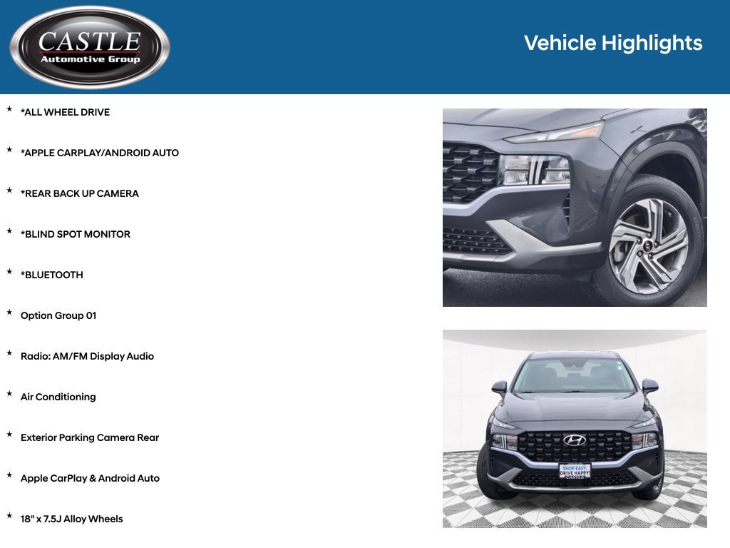 Certified 2023 Hyundai Santa Fe SE AWD/4WD image 3