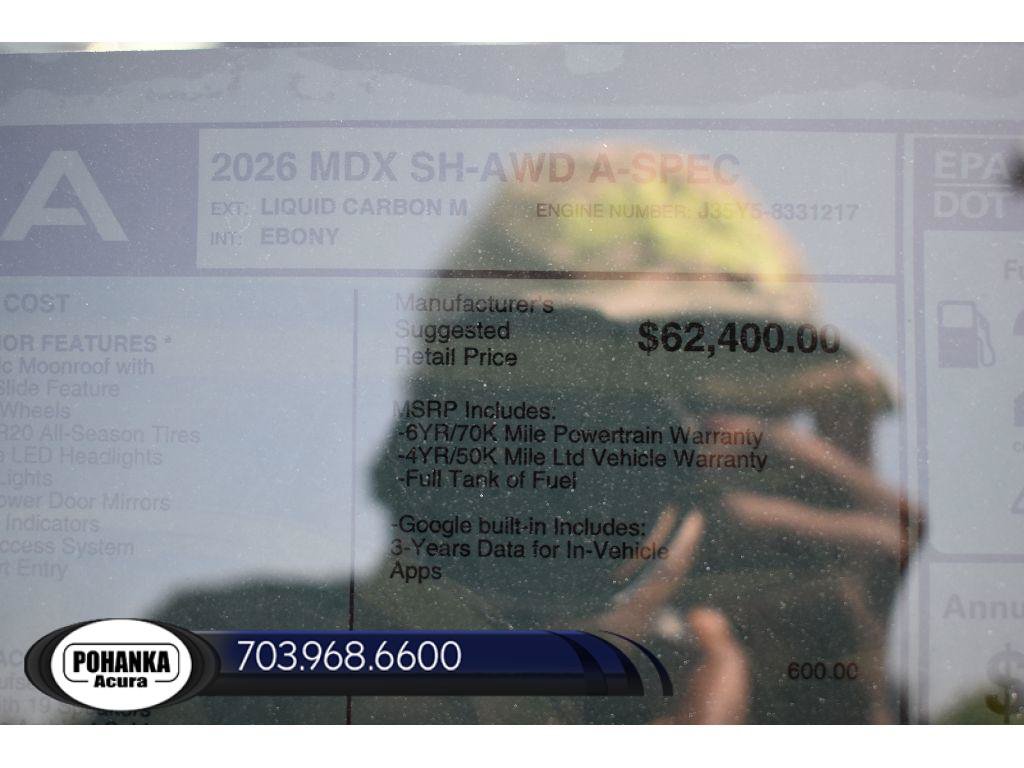 New 2026 Acura MDX A-Spec AWD/4WD image 39