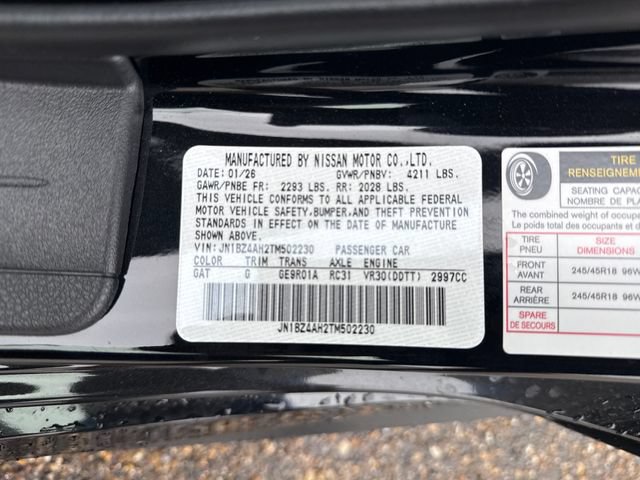 New 2026 Nissan Z Sport w/ Floor Mat Package RWD image 30